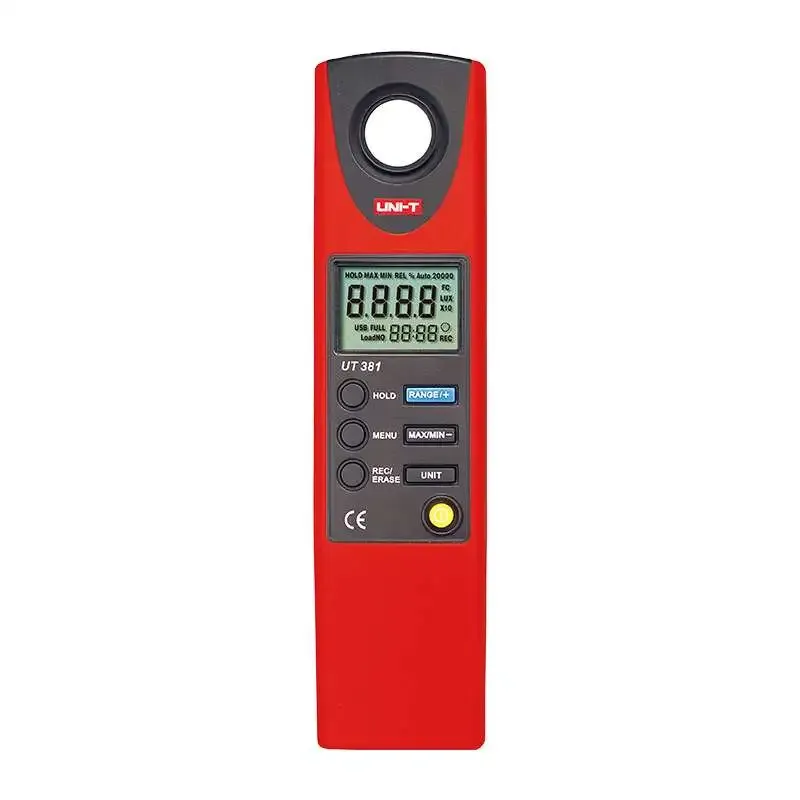 مقياس الإضاءة المحمول UNI-T UT381 بوحدات Lux وFC