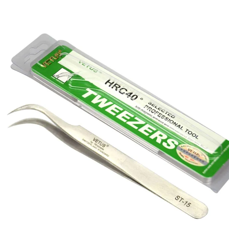 ST-15 Stainless Steel Curved Tweezers