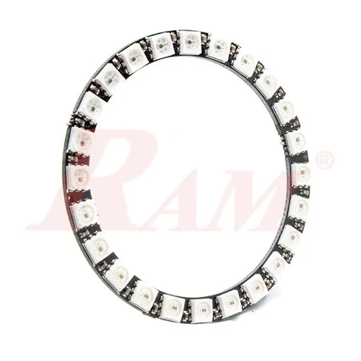 WS2812 5050 RGB LED Ring 86 mm Circular Development Board