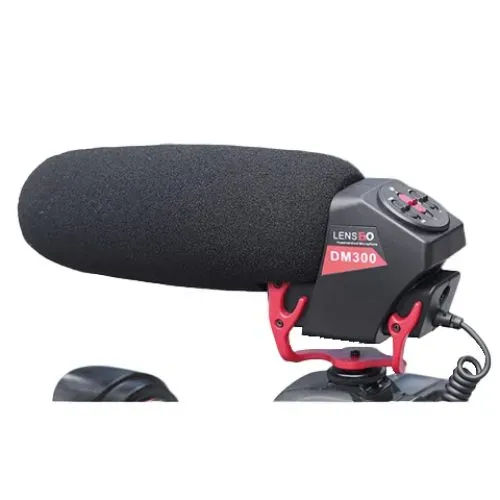 ميكروفون شوتجن LENSGO LYM-DM300 فائق الكارديويد للكاميرات