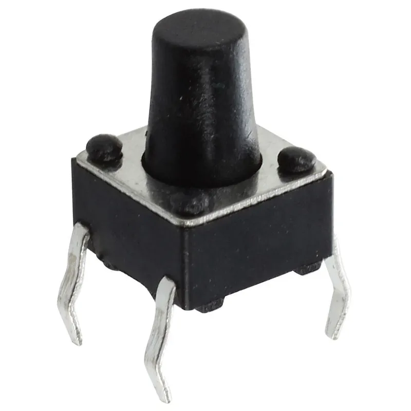 4-Pin Tactile Push Button Switch 6x6x7.5mm Through-Hole