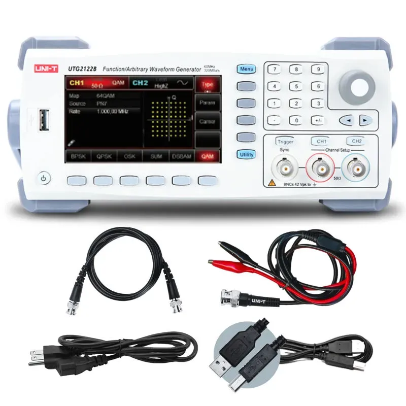 UNI-T UTG2122B Dual-Channel 120 MHz DDS Waveform Generator