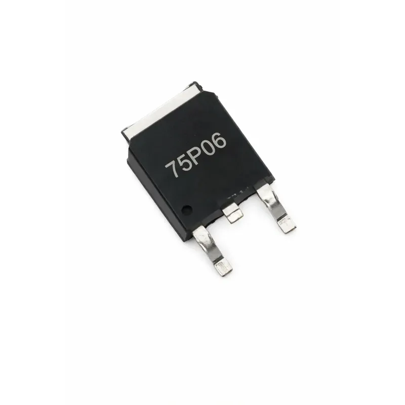 ترانزستور MOSFET بقناة P الرقم 75P06 ‏60 فولت ‏75 أمبير