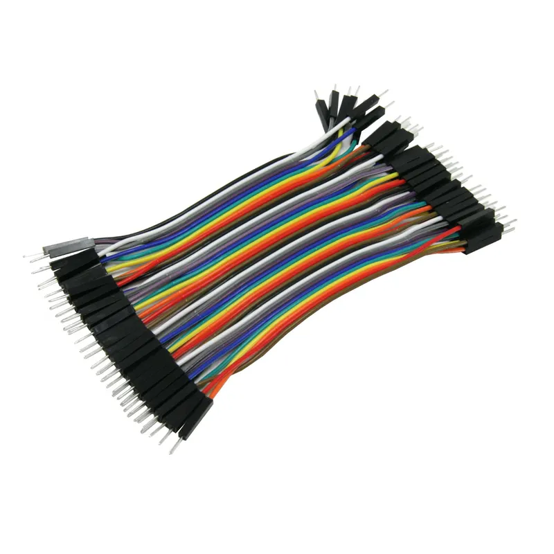 Jumper Wires 10 cm Female to Male (40-Wire Ribbon)