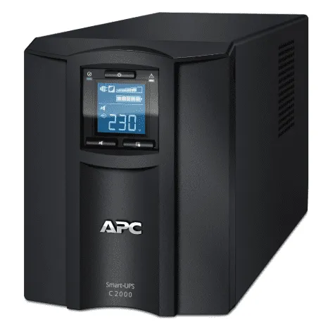 جهاز UPS من APC بسعة 2000VA مع شاشة LCD وجهد 230 فولت ‏SMC2000I