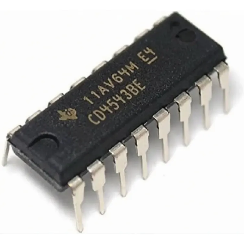 CD4543BE CMOS BCD to 7-Segment Latch/Decoder/Driver IC PDIP-16