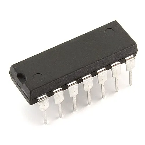 DL002D Quad 2-Input NOR Gate IC DIP-14 (74LS02 Compatible)