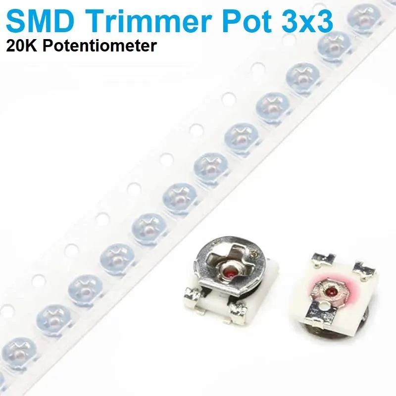 SMD Trimmer Potentiometer 20k 3x3mm (EVM3ESX50B24)