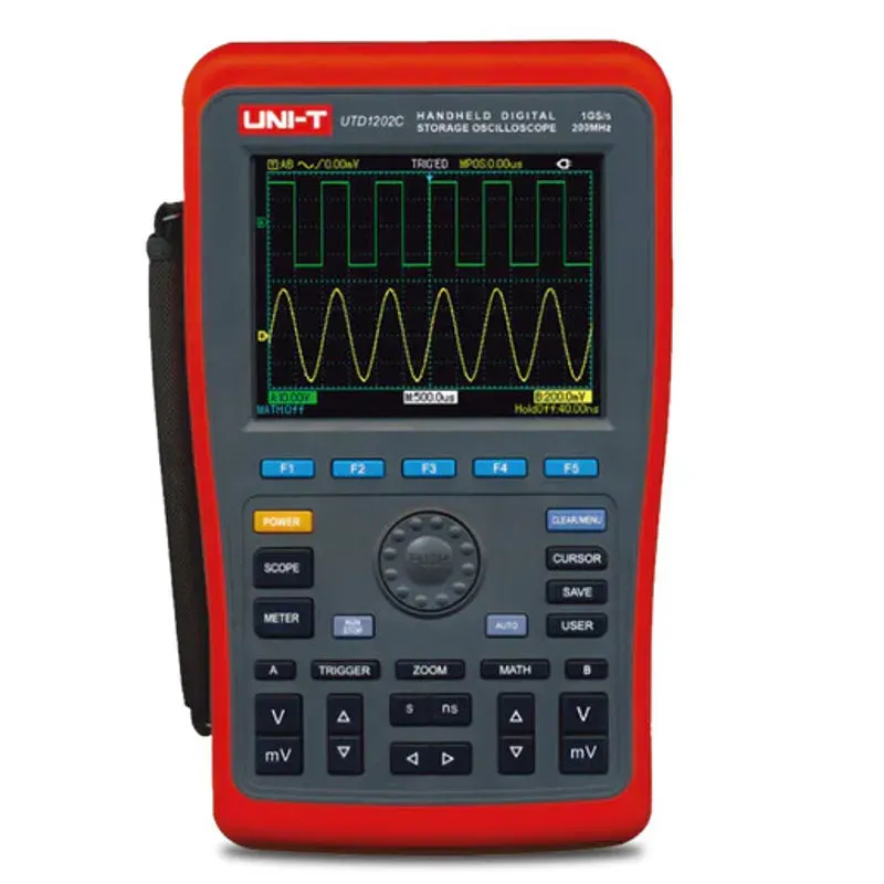 UNI-T UTD1202C Handheld Digital Oscilloscope 200MHz 2CH