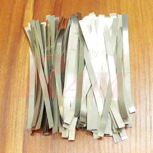 Nickel Plated Steel Strip 4x0.1mm for Spot Welding, 100g Bag