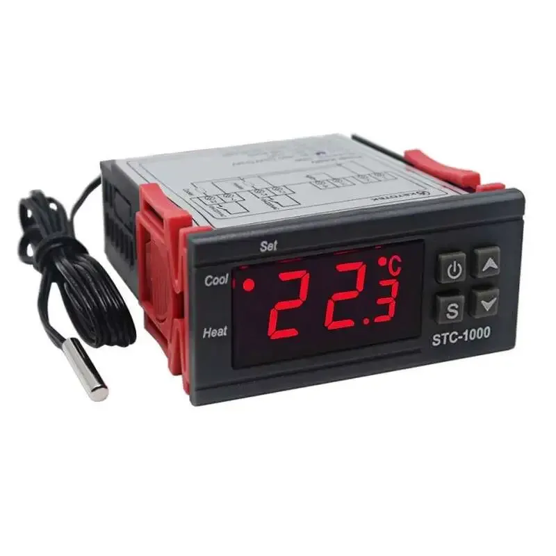 STC-1000 HW-524C Digital Temperature Controller 110-220VAC Dual Relay