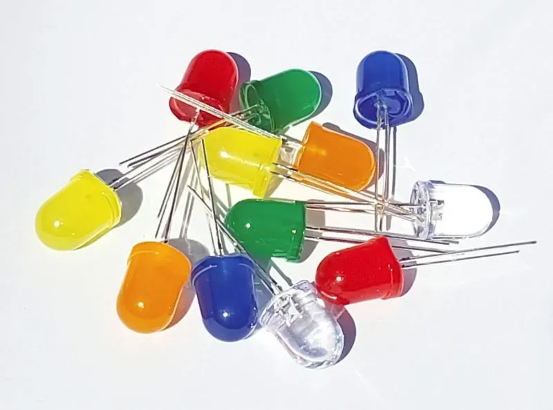 OSEPP 10mm LED Assortment, 6 Colors (2 x 6) LS-00044