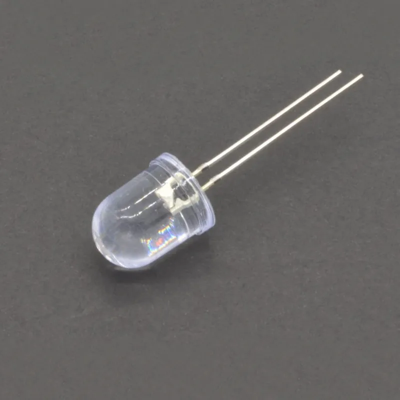 Orange LED 10 mm Water-Clear Lens
