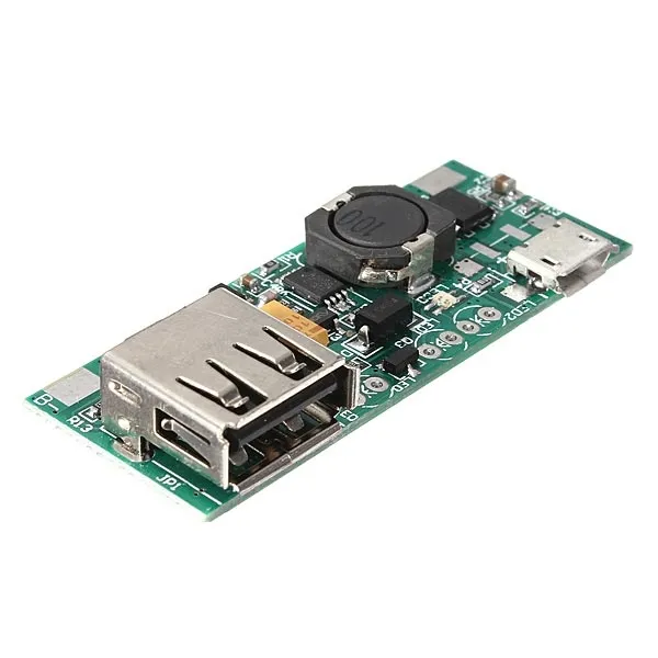 Power Bank Module 3.7V Li-ion Micro-USB 5V 1A Charge & Boost