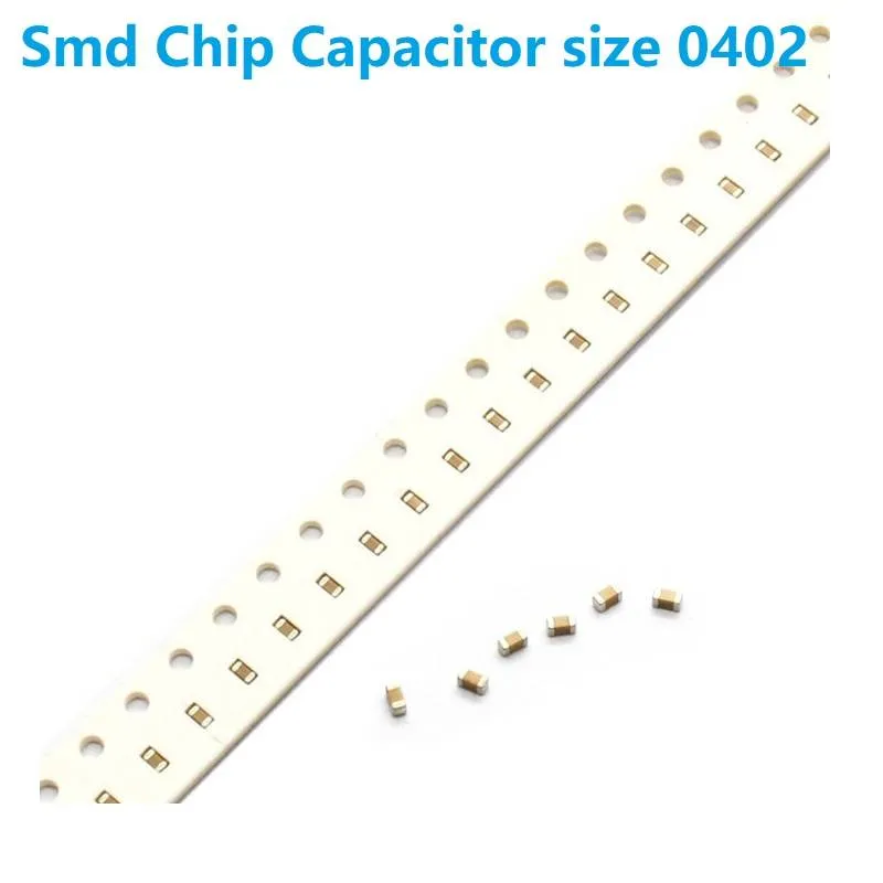مكثف رقاقي SMD بمقاس 0402 وسعة 100pF