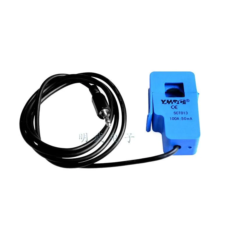 محول تيار مفتوح ومغلق YHDC SCT-013-000 بحد 100 أمبير وفتحة 13 مم