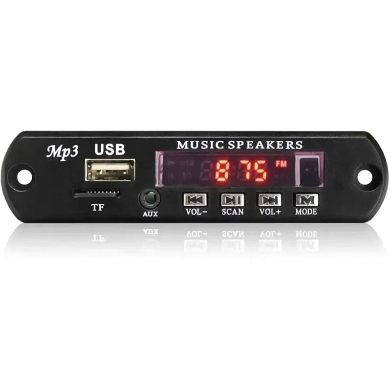 MP3 Decoder Board with SD Card, USB, AUX Input & IR Remote