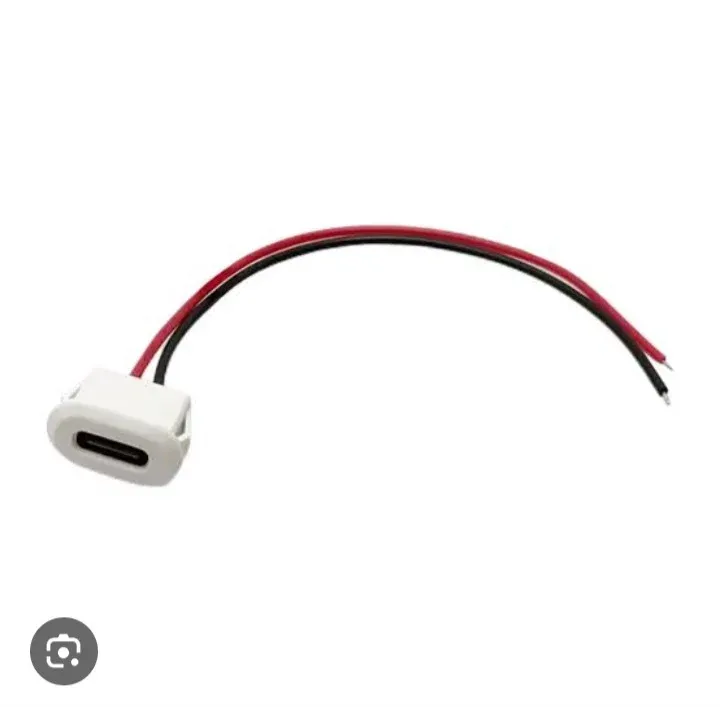 USB Type-C Female Connector to Wire