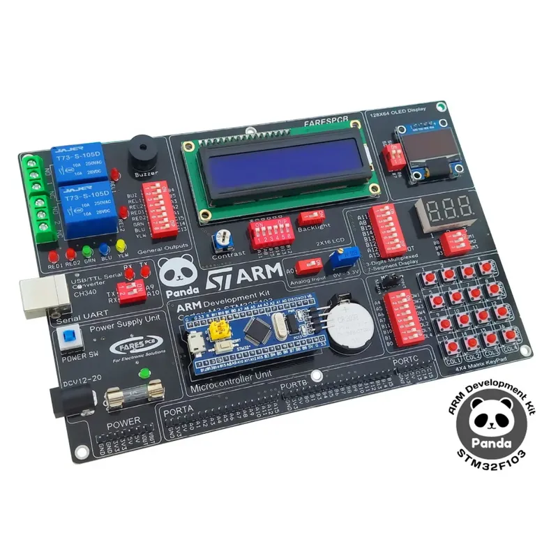 كيت تطوير Panda ARM مبني على STM32F103C8T6 بمعالج Cortex-M3