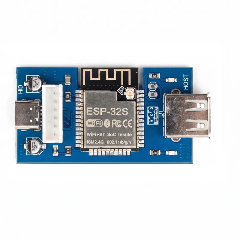ESP32 USB Host to HID Keyboard Bridge (CH554 + CH9329)