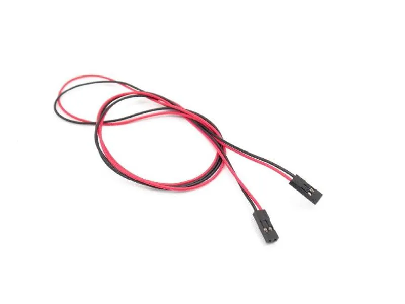 2-Pin 70 cm Endstop Cable with Female-Female Connectors (2.54 mm)
