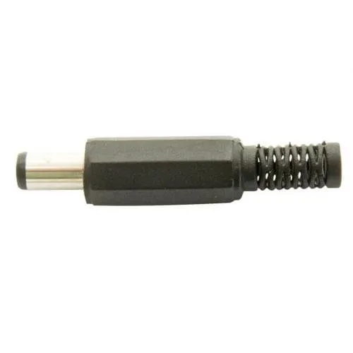 DC Barrel Power Plug Male 5.5mm OD for 2.1mm Center Pin