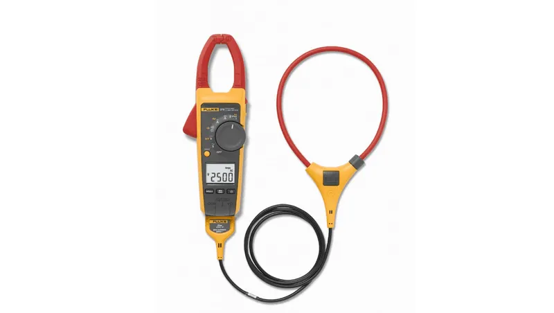 مقياس مشبك Fluke 376 FC بقيمة RMS حقيقية للتيار AC/DC مع iFlex