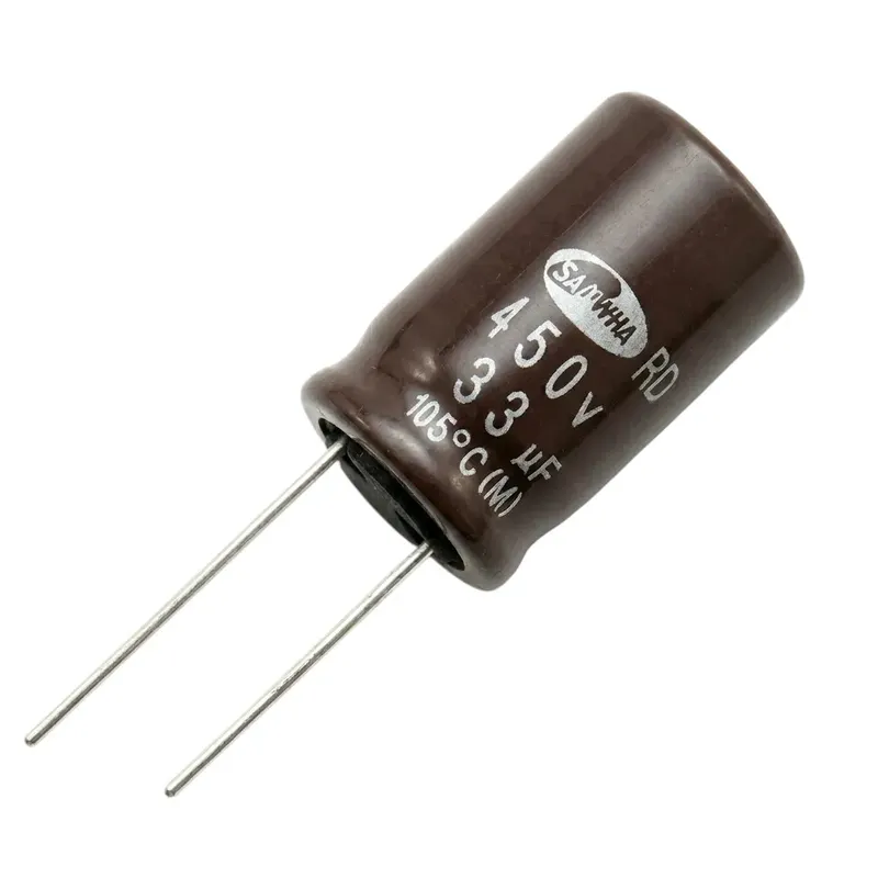 SAMWHA RD 33uF 450V Aluminum Electrolytic Capacitor 16x21mm