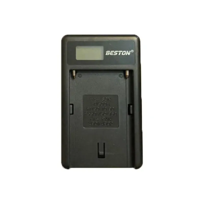 BESTON LCD-SD001-S LCD Battery Charger for Sony Cameras, Micro USB