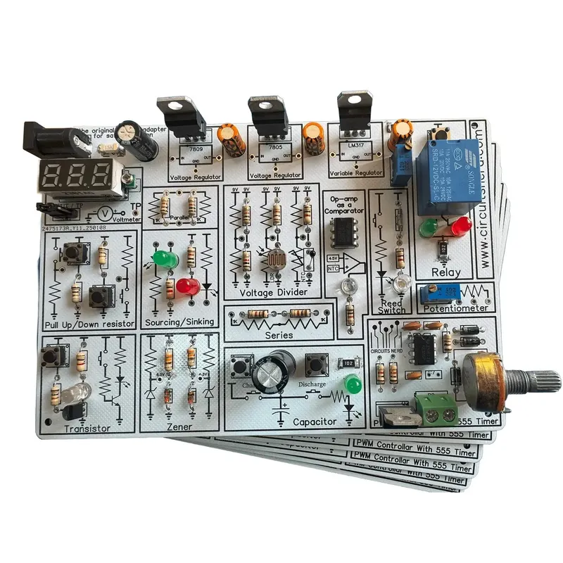 Circuit Nerd Starter Kit (Soldered)