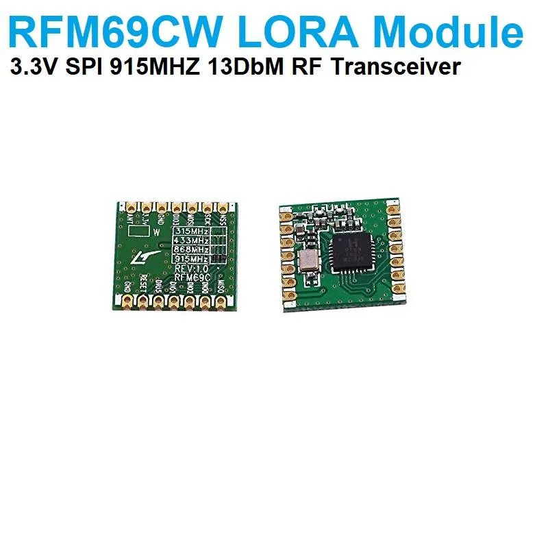 RFM69CW 915 MHz RF Transceiver Module
