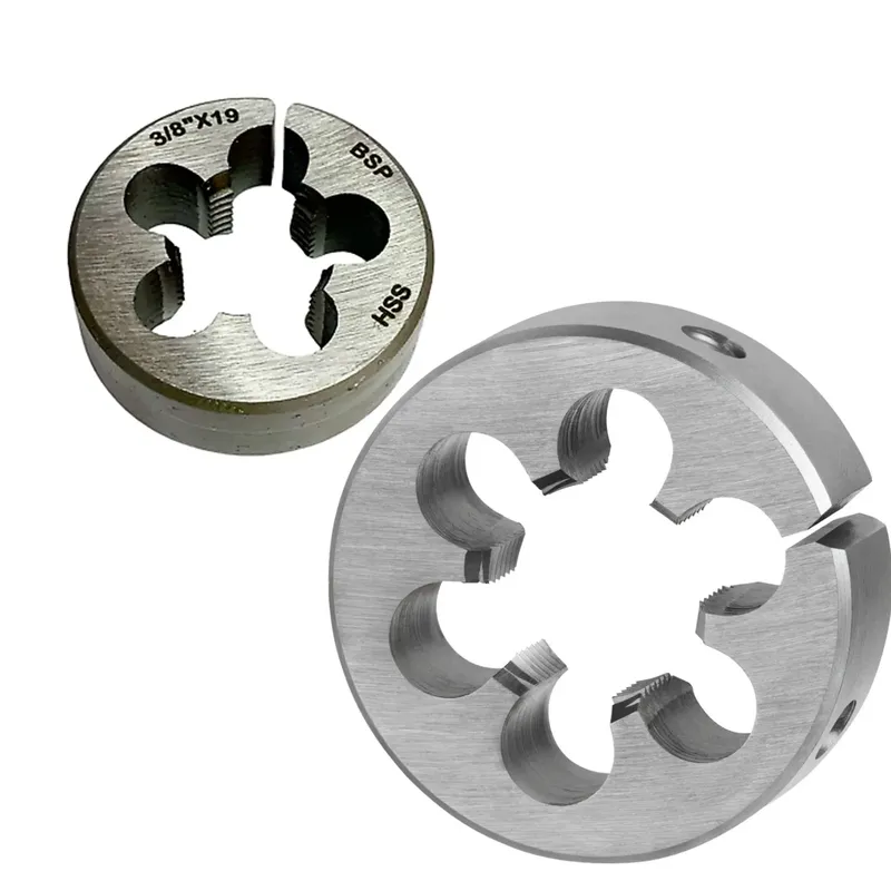BSP HSS Screw Thread Tap Die, 3/8" and 1/2"