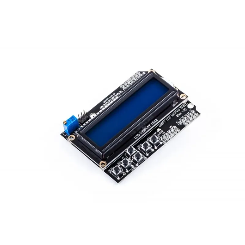 شيلد OSEPP 16X2SHD-01 لشاشة 16×2 ولوحة أزرار لأردوينو
