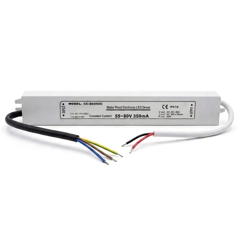 مزود طاقة LED بتيار ثابت CC-80350C 350 مللي أمبير 30 واط IP67