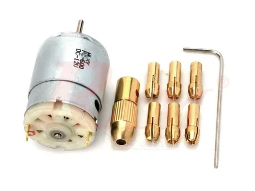 DIY Mini Electric Drill Set with 12V DC Motor