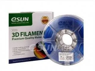 خيط طباعة eSUN PLA قطر 1.75 مم بلون أزرق فاتح زجاجي (1 كجم)