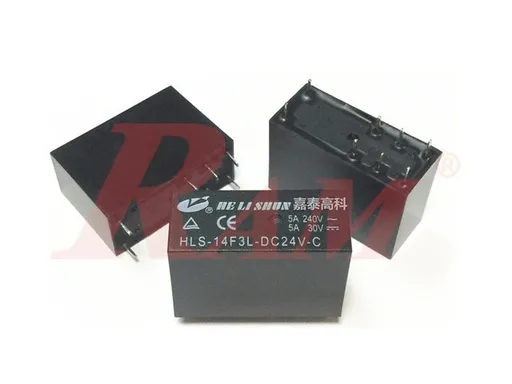 HELISHUN HLS-14F3L-DC24V-C 24V 5A 8-Pin Double-Contact Relay