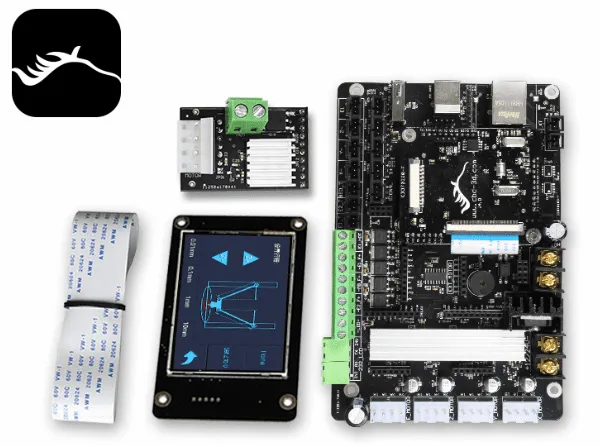 Chitu F Plus F407 3D Printer Control Board with 2.8-inch Touch Screen