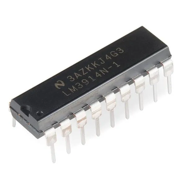 LM3914 Linear Dot/Bar LED Driver IC, 3V to 15V