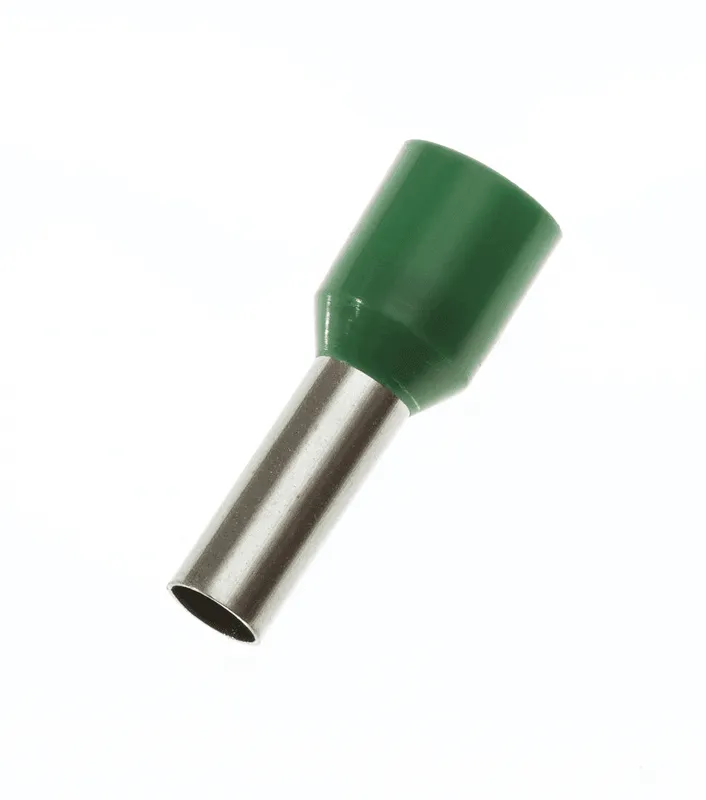 E6012 Green Insulated Ferrule Terminal 6mm² (1 Piece)