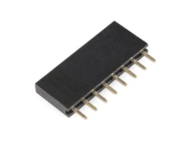 2.54mm 1x8 Female Single Row Header Strip