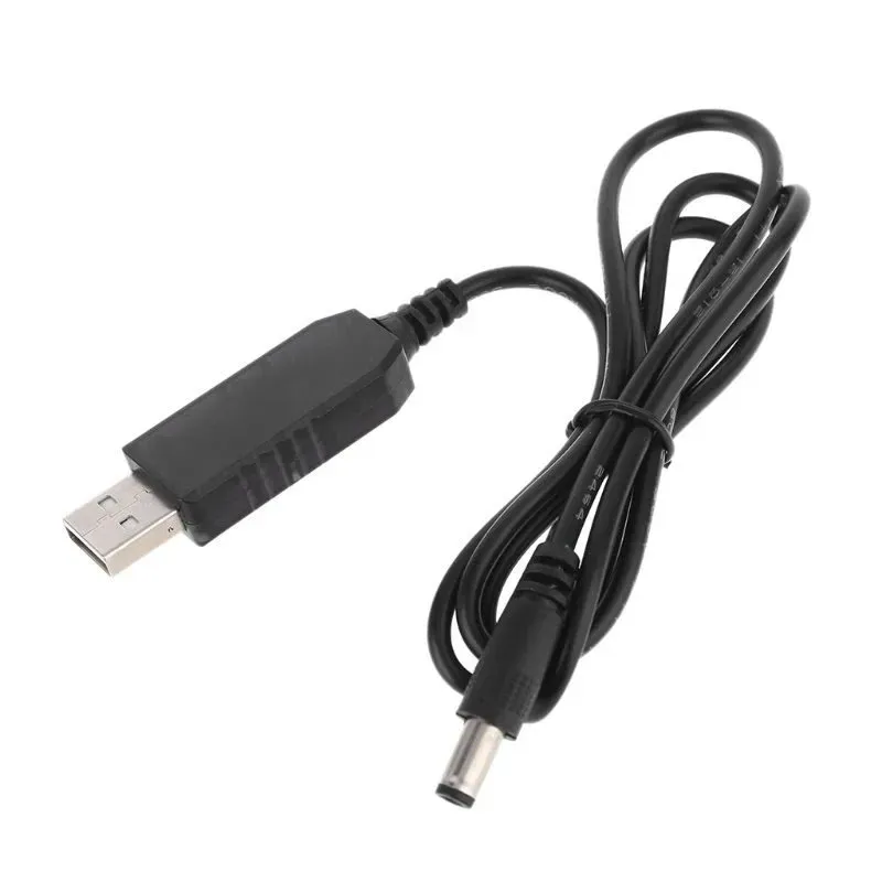 5V USB to 12V DC Step-Up Converter Cable with 5.5x2.1mm Plug