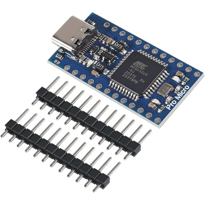 لوحة Pro Micro بمتحكم ATmega32U4-AU بجهد 5 فولت و16 ميجاهرتز