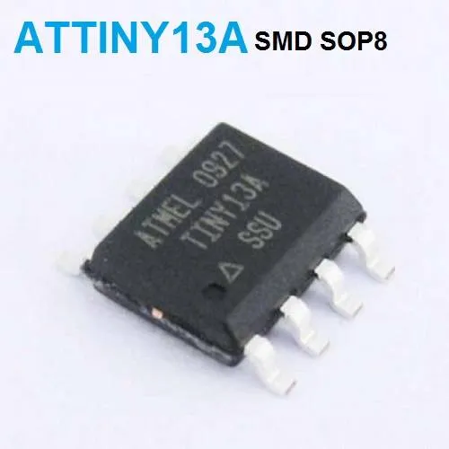 متحكم دقيق ATtiny13A SMD ثماني الأرجل من عائلة AVR