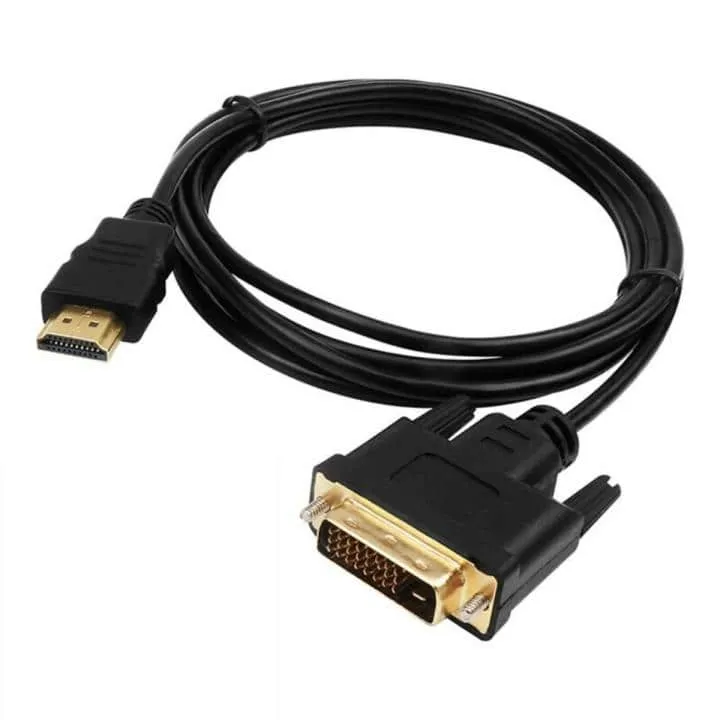 كابل DVI إلى HDMI بطول 1.5 متر (DVI بـ25 سن)