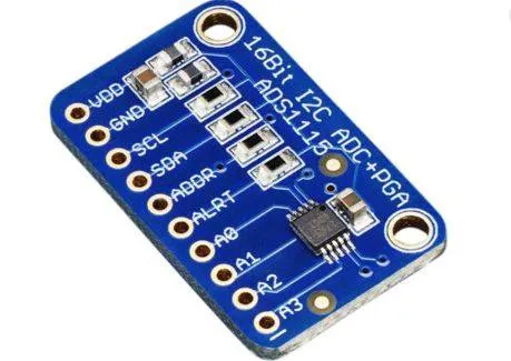 ADS1115 16-Bit I2C ADC Module, 4-Channel with PGA