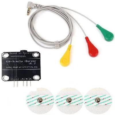 EMG Muscle Sensor V1.2 Kit for Arduino