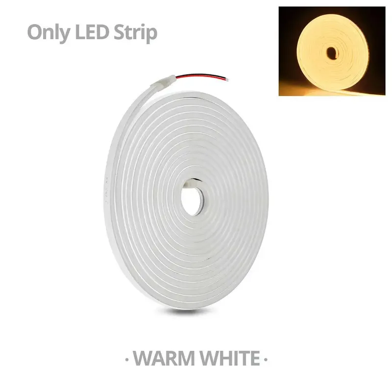 Neon Flexible LED Strip Light 5M Warm White 12VDC