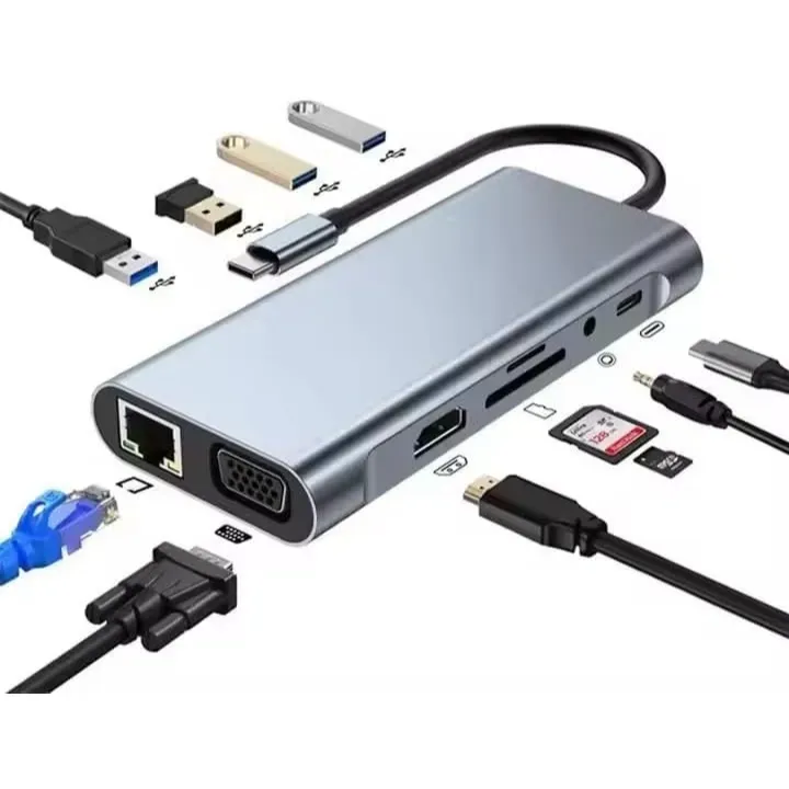 محطة توصيل Maze MT-9598 بـ11 منفذاً عبر USB-C