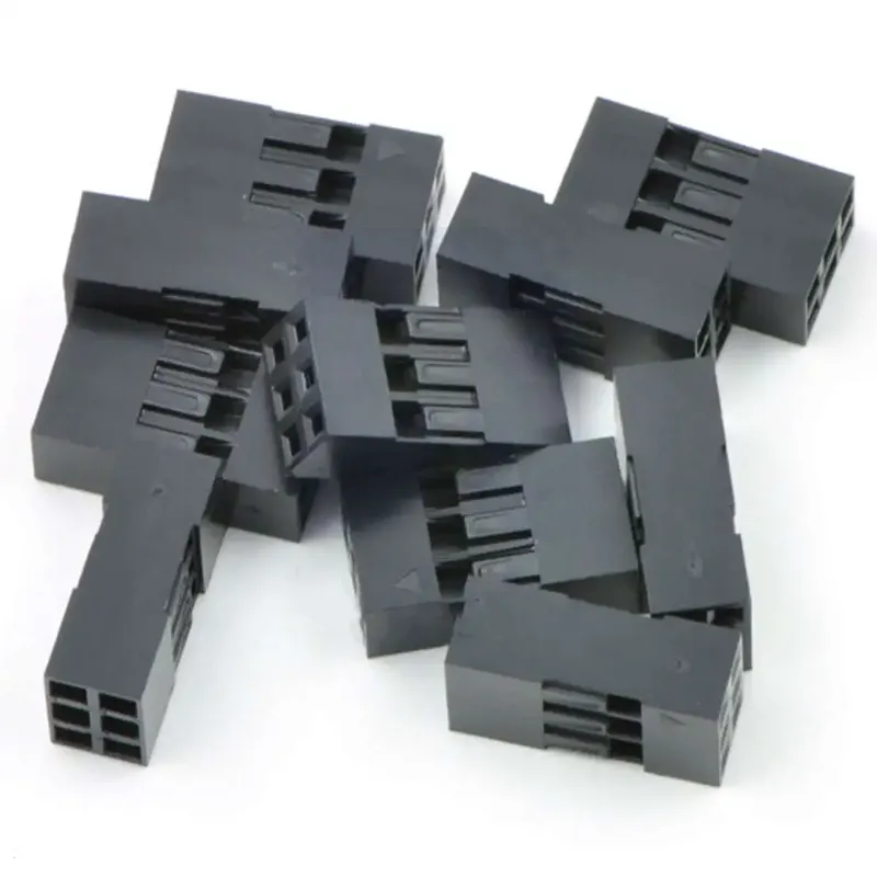 2.54mm Crimp Connector Housing 2x3 Pin (6 Positions)